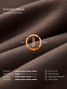 GLOWMODE Everyday Fleece Off-Duty 舒適加長版運動長褲，可調節抽繩腰頭、側邊口袋與垂直滾邊設計，日常休閒穿搭 - 肉桂靈感 - 查看 6
