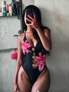 Costavie Women's Spring/Summer/Autumn Beach Vacation & Resort Wear – Elegant, Stylish, New-Arrival Black Printed Piece For Seaside Or Hot Spring Getaways - Black - View 6