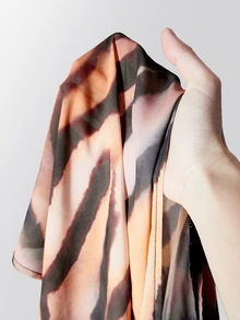 SHEIN ICON Plus Size Women's Floral Gold & Silver Metallic Y2K Sheer Top - Multicolor - View 9