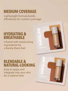 SHEGLAM Skinfinite 保濕粉底液試用裝-Sandalwood 品牌美妝化妝品 適合女士與女孩 - Sandalwood - 查看 5
