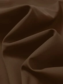 GlowEve CURVE Plus Size Women High-Waisted A-Line Skirt, Elegant Casual For Commuting Fall Thanksgiving Office Brown - Coffee Brown - View 3