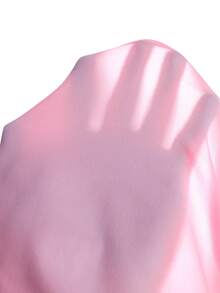 SHEIN 女童荷葉邊長袖T恤與長褲休閒日常套裝 - 彩色 - 查看 9