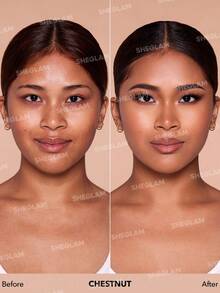 SHEGLAM Skinfinite عينة كريم أساس مرطب-Chestnut ماركة تجميل ومكياج للنساء والفتيات - Chestnut - مشاهدة 2