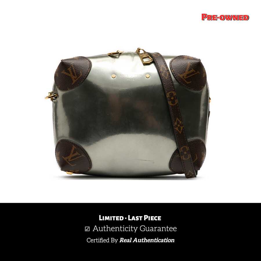 Authenticated Louis Vuitton PRE-OWNED Vernis Miroir Venice Bag - 銀色 - 查看 1