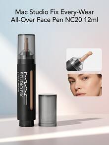 Mac Studio Fix Every-Wear All-Over Face Pen NC20 12ml – Concealer Pen, Waterproof, For All Skin Types, NC20, Hyaluronic Acid, Suitable For On-The-Go Touch-Ups - NC20 - View 1