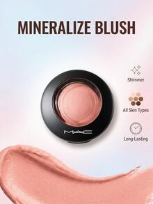 MAC Mineralize Blush Sweet Enough 3.2 G – Baked Powder For Luminous Glow, Lightweight Buildable Finish, Neutral Mauve Pink Tone, Long-Wearing Face Makeup, Ideal For Daily Beauty And Professional Looks - Sweet Enough - View 2
