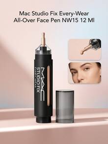 Mac Studio Fix Every-Wear All-Over Face Pen NW15 12 Ml – Foundation Concealer Pen, Waterproof, For All Skin Types, NW15, Hyaluronic Acid, Suitable For Daily Makeup Routine - NW15 - View 1