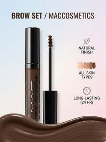 MAC Big Boost Fiber Eye Brows Gel Stud 4.1 G – Eyebrow Gel, Volumizing, For Women, Dark Brown, Microfibers, Suitable For Daily Makeup Routine - Stud - View 2