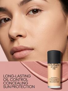 Mac Studio Fix Fluid SPF15 NC13 30ml – 24-Hour Long-Wear Matte Finish, Oil Control Formula For Shine-Free Look, Sun Protection, Suitable For Oily And Combination Skin, Professional Grade Full Coverage, Daily Face Base - NC13 - View 4