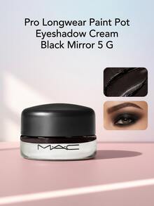 MAC Pro Longwear Paint Pot Eyeshadow Cream Black Mirror 5 G – Eyeshadow, Long-Wearing, For Professional Makeup Artists, Black Mirror, Suitable For Professional Studio Makeup - Black Mirror - View 1