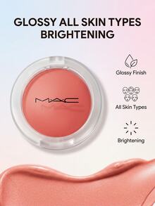 MAC Glow Play Blush Groovy 7.3 G – Blush, Bouncy Texture, For All Skin Types, Bright Coral, Suitable For Daily Makeup Routine - Groovy - View 2