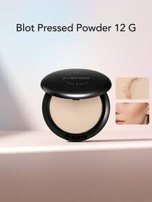 MAC Blot Pressed Powder 12 G – Oil-Control Shine Reduction, Matte Finish For Oily Skin, Makeup Setting And Touch-Ups, Lightweight Sheer Coverage, Professional Face Finish, Includes Mirror And Puff For On-The-Go Use - Medium - View 1