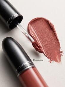MAC ماك سائل أحمر شفاه أرجواني لامع 5مل - مُتوّج بالبراندي - مشاهدة 3