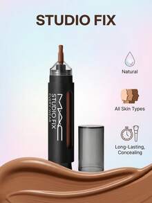 Mac Studio Fix Every-Wear All-Over Face Pen NW50 12ml – Concealer, Long-Wearing, For Deep Skin Tones, NW50, Hyaluronic Acid, Suitable For Daily Makeup Routine - NW50 - View 2