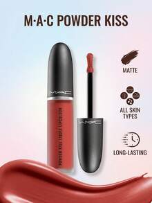 MAC Powder Kiss Liquid Lipcolour Devoted To Chili 5 Ml - Multicolor - View 2