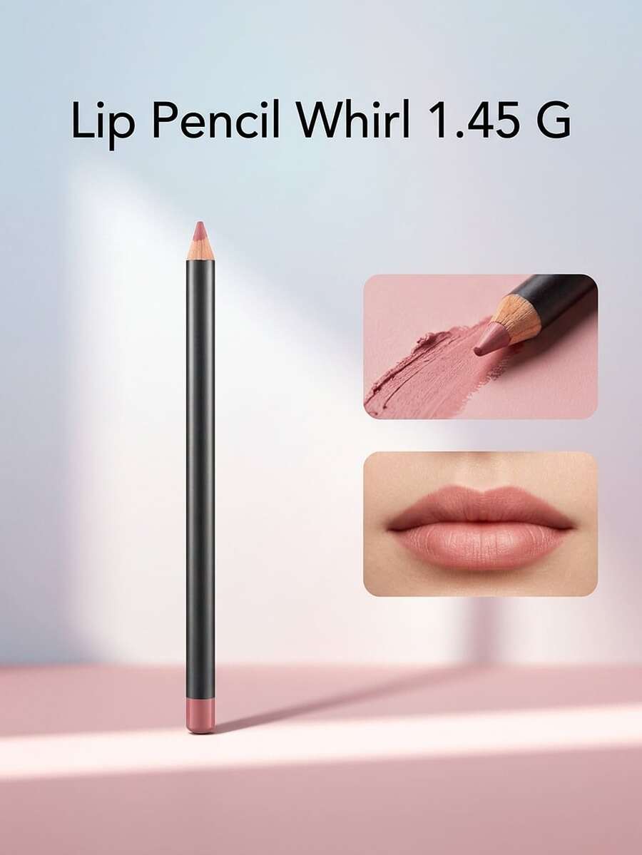MAC Lip Pencil Whirl 1.45 G – Matte Finish For Precise Contouring, Long-Wearing Creamy Texture, Dirty Rose Shade, Professional Makeup Essential For Defined Lips, Suitable For All Skin Tones, Daily Beauty Routine - Whirl - View 1
