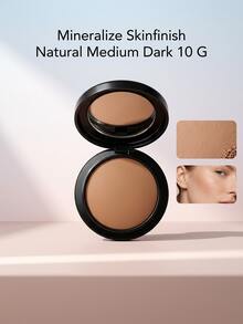MAC Mineralize Skinfinish Natural Medium Dark 10 G – Face Powder, Matte Finish, For Medium Dark Skin Tones, Medium Dark, Minerals, Suitable For Daily Makeup Routine - Medium Tan - View 1