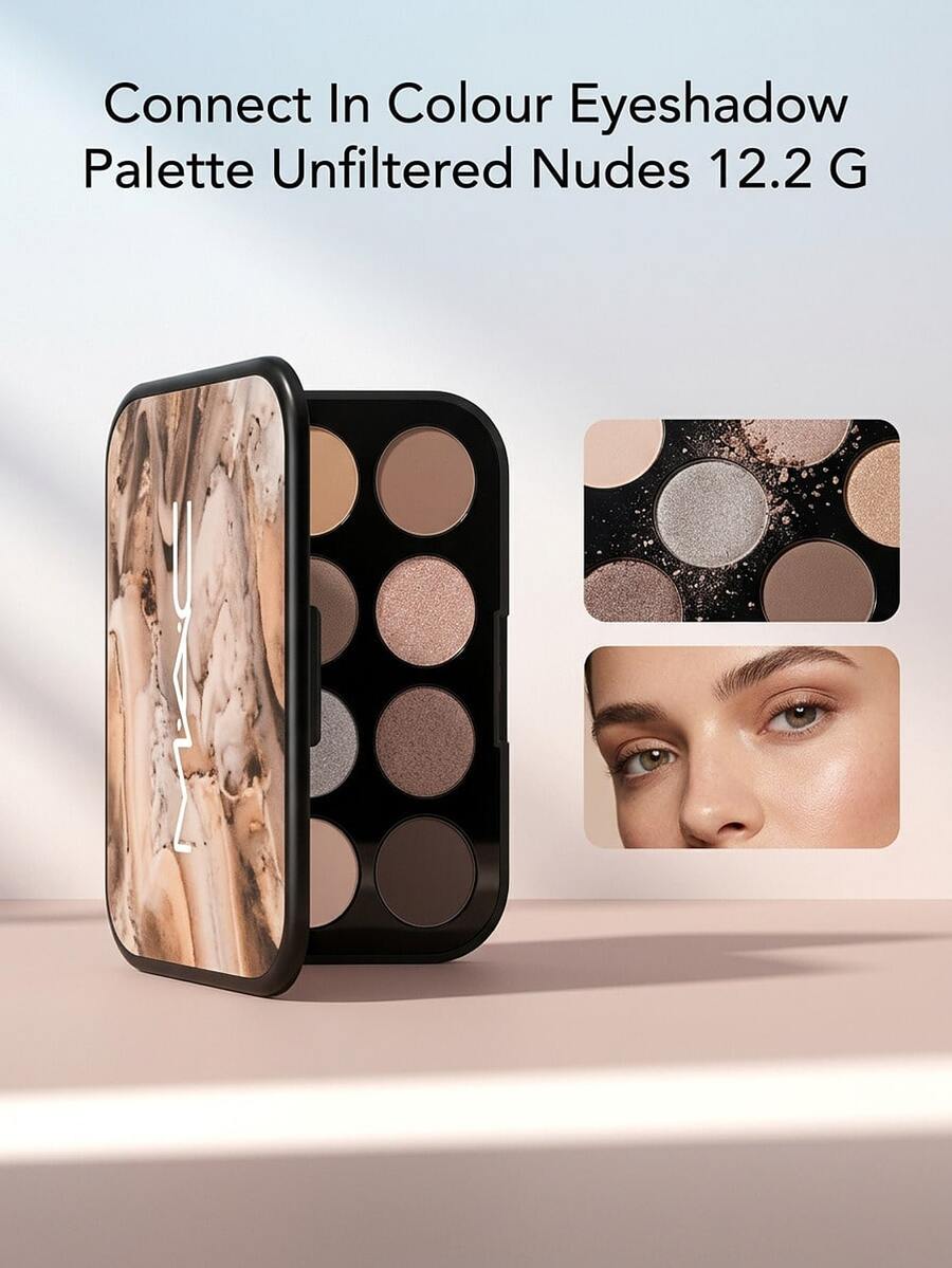 MAC Connect In Colour Eyeshadow Palette Unfiltered Nudes 12.2 G - Unfiltered Nudes - View 1