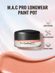 MAC Pro Longwear Paint Pot Eyeshadow Cream Painterly 5 G – Cream Eyeshadow, Long-Wearing, For Makeup Artists, Nude Beige, Suitable For Eyeshadow Primer - Painterly - View 2