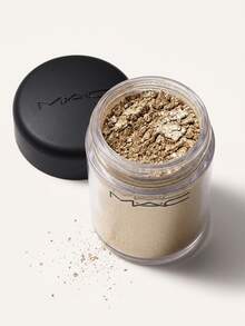 MAC Glitter Pigment Eyeshadow Old Gold 4.5 G – Loose Pigment, High-Shine, For Makeup Artists, Old Gold, Suitable For Professional Makeup - Old Gold - View 3