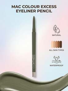 MAC Colour Excess Gel Pencil Eyeliner Serial Monogamist 0.35 G – Eyeliner, Waterproof, For Makeup Enthusiasts, Serial Monogamist, Suitable For Daily Makeup Routine - Serial Monogamist - View 2