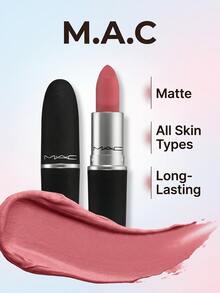 MAC Powder Kiss Lipstick A Little Tamed 3 g - مروض قليلا - مشاهدة 2