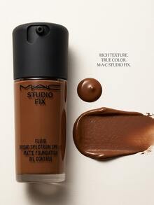 MAC Stud Fix Fluid Found Oil NW65 – Foundation, SPF 15, For Oily Skin, NW65, Suitable For Professional Photography - NW65 - View 3