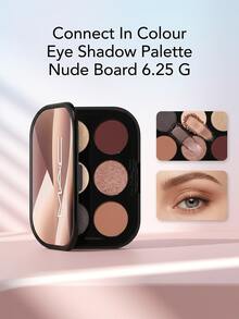 MAC Connect In Colour Eye Shadow Palette Nude Board 6.25 G – Eyeshadow Palette, Highly Pigmented, For Women, Nude, Suitable For Daily Wear - Nude Board - View 1