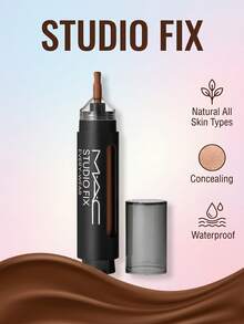 Mac Studio Fix Every-Wear All-Over Face Pen NC50 12ml – Concealer Pen, Waterproof, For Deep Skin Tones, NC50, Suitable For On-The-Go Touch-Ups - NC50 - View 2