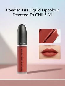 MAC Powder Kiss Liquid Lipcolour Devoted To Chili 5 Ml - Multicolor - View 1