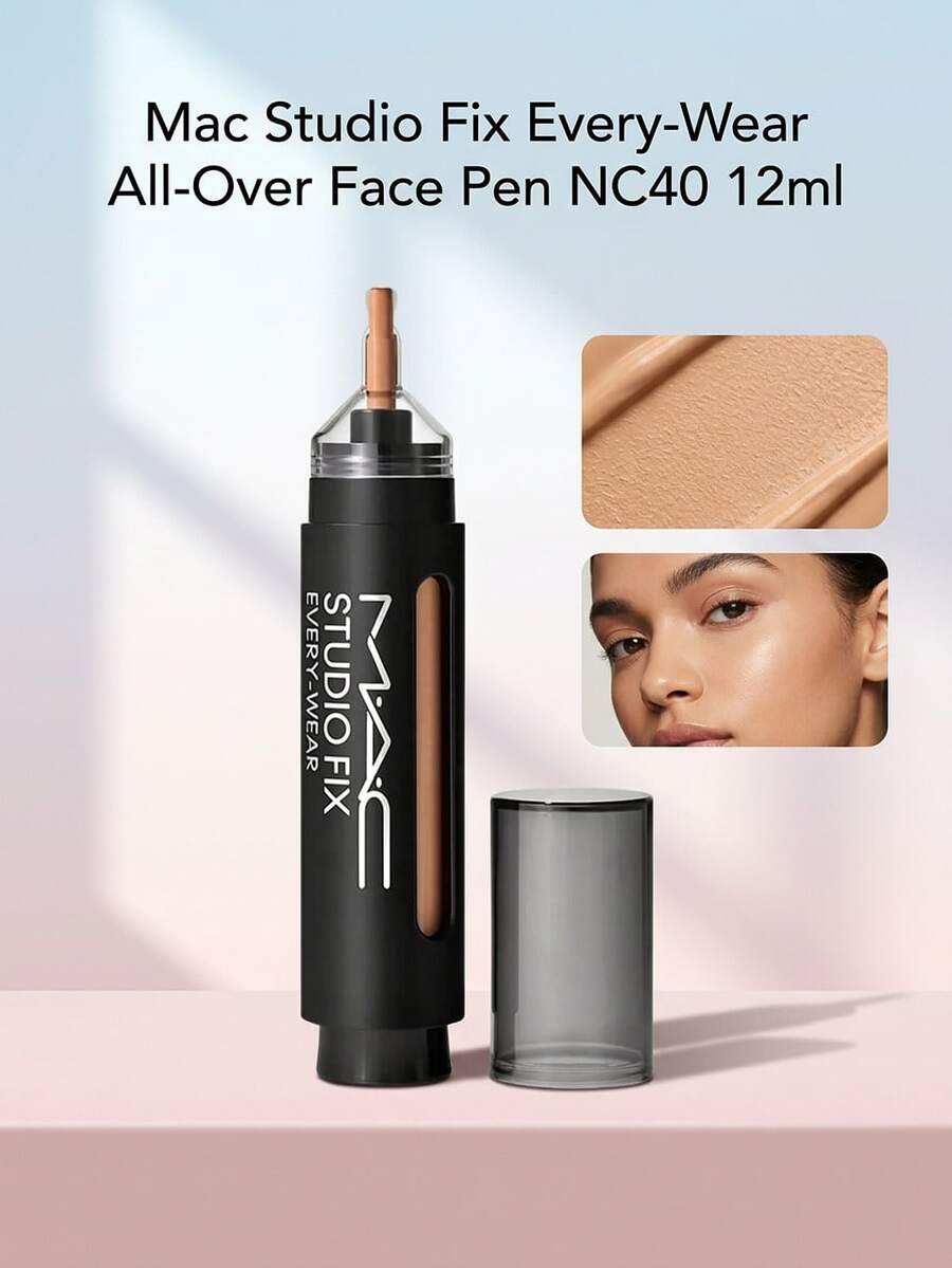 Mac Studio Fix Every-Wear All-Over Face Pen NC40 12ml – Concealer Pen, Long-Wearing, For Makeup Enthusiasts, NC40, Suitable For Daily Makeup Routine - NC40 - View 1