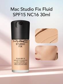 Mac Studio Fix Fluid SPF15 NC16 30ml – Foundation, 24-Hour Wear, For Oily Skin, NC16, SPF 15, Suitable For Daily Makeup Routine - NC16 - View 1