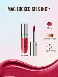 MAC Locked Kiss Ink 24HR Lipcolour Most Curious 4 ml - الأكثر إثارة للفضول - مشاهدة 2