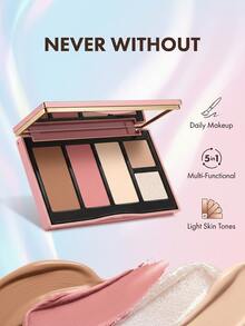 Pupa Never Without All In One Face Palettte 001 Light Skin 15.2 G – Face Palette, Multi-Functional, For Fair Skin Tones, Light Skin Tones, Suitable For Daily Makeup Routine - 001 Light Skin - View 2