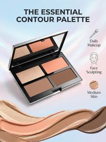 Pupa READY4SELFIE Contouring & Strobing Powder Palette 002 Medium Skin 17.5 G – Contouring Palette, Face Sculpting, For Women, Medium Skin, Suitable For Daily Makeup Routine - 002 Medium Skin - View 2