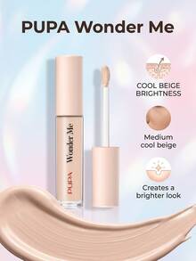 Pupa Wonder Me Fatigue Eraser Concealer 020 Mediun Cold Beige 4.2 Ml – Concealer, Brightening, For Women, Medium Cold Beige, Suitable For Daily Makeup Routine - 020 Medium Cold Beige - View 2