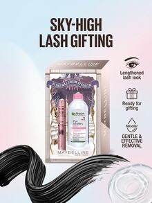 Maybelline Lash Sensational Sky High Lengthening Mascara Gift Set – Mascara Gift Set, Lengthening, For Women, Black, Bamboo Extract, Suitable For Daily Makeup Routine - Clear - View 2