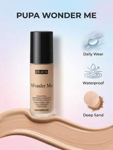 Pupa Wonder Me Fluid Foundation 050 Deep Sand 30 Ml – Liquid Foundation, Waterproof, For Women, Deep Sand, Suitable For Daily Wear - 050 Deep Sand - View 2