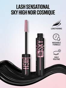 Maybelline ماسكارا سكاي هاي Lash Sensational من ميبيلين بلون أسود كوزمي بحجم 7.2 مل - أسود كوني - مشاهدة 2