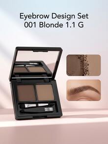 Pupa Eyebrow Design Set 001 Blonde 1.1 G – Eyebrow Kit, Long-Lasting, For Women With Blonde Hair, Blonde, Pigmented Wax, Suitable For Daily Makeup Routine - 001 Blonde - View 1