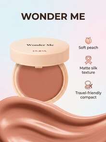 Pupa Wonder Me Blush 008 So Cosy Matt – Matte Finish With Silk Texture, Long-Wear Face Makeup For Radiant Look, Daily Beauty Routine Essential, Travel Friendly Compact For Women, Professional Result, Soft Peach Shade - 008 So Cosy Matt - View 2