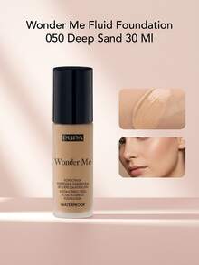 Pupa Wonder Me Fluid Foundation 050 Deep Sand 30 Ml – Liquid Foundation, Waterproof, For Women, Deep Sand, Suitable For Daily Wear - 050 Deep Sand - View 1