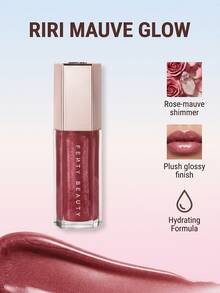 Fenty Beauty Gloss Bomb Universal Lip Luminizer RiRI 9 Ml – Lip Gloss, High-Shine, For Makeup Enthusiasts, Peach-Vanilla, Rose Mauve Shimmer, Shea Butter, Suitable For Daily Beauty Routine - RiRi - View 2