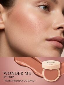 Pupa Wonder Me Blush 008 So Cosy Matt – Matte Finish With Silk Texture, Long-Wear Face Makeup For Radiant Look, Daily Beauty Routine Essential, Travel Friendly Compact For Women, Professional Result, Soft Peach Shade - 008 So Cosy Matt - View 4
