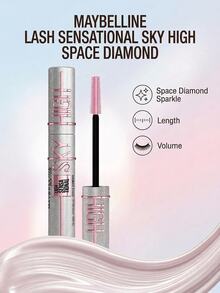 Maybelline Lash Sensational Sky High Space Diamond 7.2 Ml – Mascara, Lengthening, For Women, Space Diamond, Bamboo Extract, Suitable For Daily Makeup Routine - Space Diamond - View 2