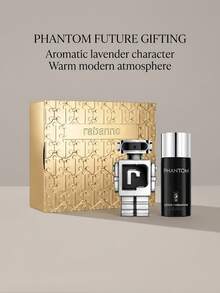 Paco Rabanne Phantom Eau De Toilette 100 Ml Gift Set Set – Christmas Gift Set, Perfume Gift Set, Gift Set For Him, Men'S Fragrance Set, Long-Lasting Fragrance, For Men, Lavender, Silver - EDT - View 2