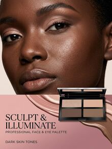 Pupa READY4SELFIE Contouring & Strobing Powder Palette 003 Dark Skin 17.5 G – Contour Palette, Long-Lasting, For Deep Skin Tones, Deep Shades, Suitable For Daily Makeup Routine - 003 Dark Skin - View 4