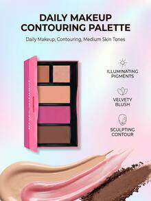 Pupa Never Without All In One Face Palettte 003 Medium Skin 15.2 G – Palette, Contouring, For Medium Skin Tones, Medium Skin Tones, Suitable For Daily Makeup Routine - 003 Medium Skin - View 2