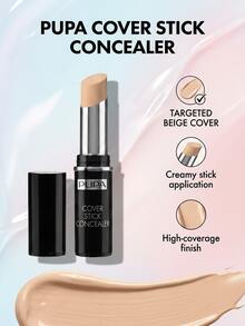 Pupa Cover Stick Concealer 02 Beige 3.5 G – Concealer Stick, High Coverage, For Women, Beige, Suitable For Daily Makeup Routine - 02 Beige - View 2