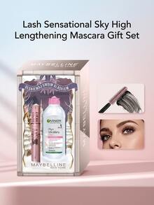 Maybelline Lash Sensational Sky High Lengthening Mascara Gift Set – Mascara Gift Set, Lengthening, For Women, Black, Bamboo Extract, Suitable For Daily Makeup Routine - Clear - View 1